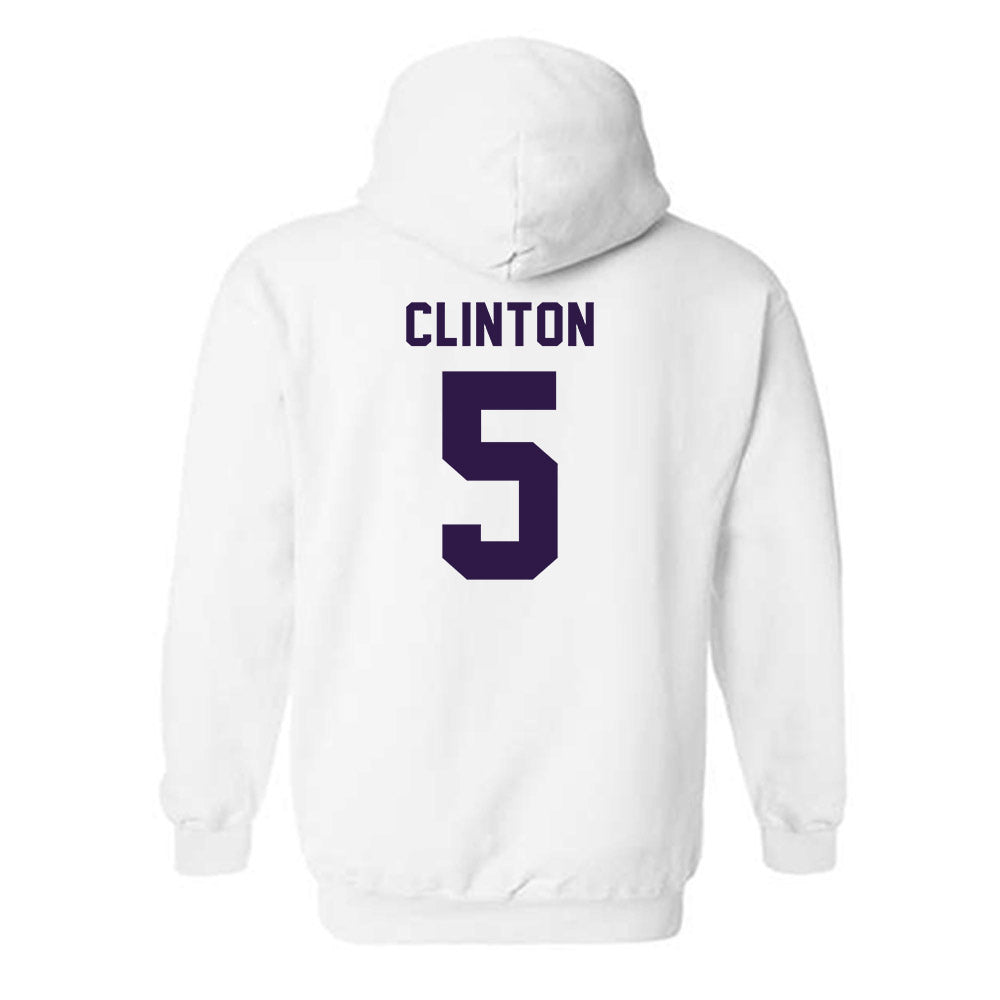 Kansas State - NCAA Women's Volleyball : Aniya Clinton - Classic Shersey Hooded Sweatshirt-1
