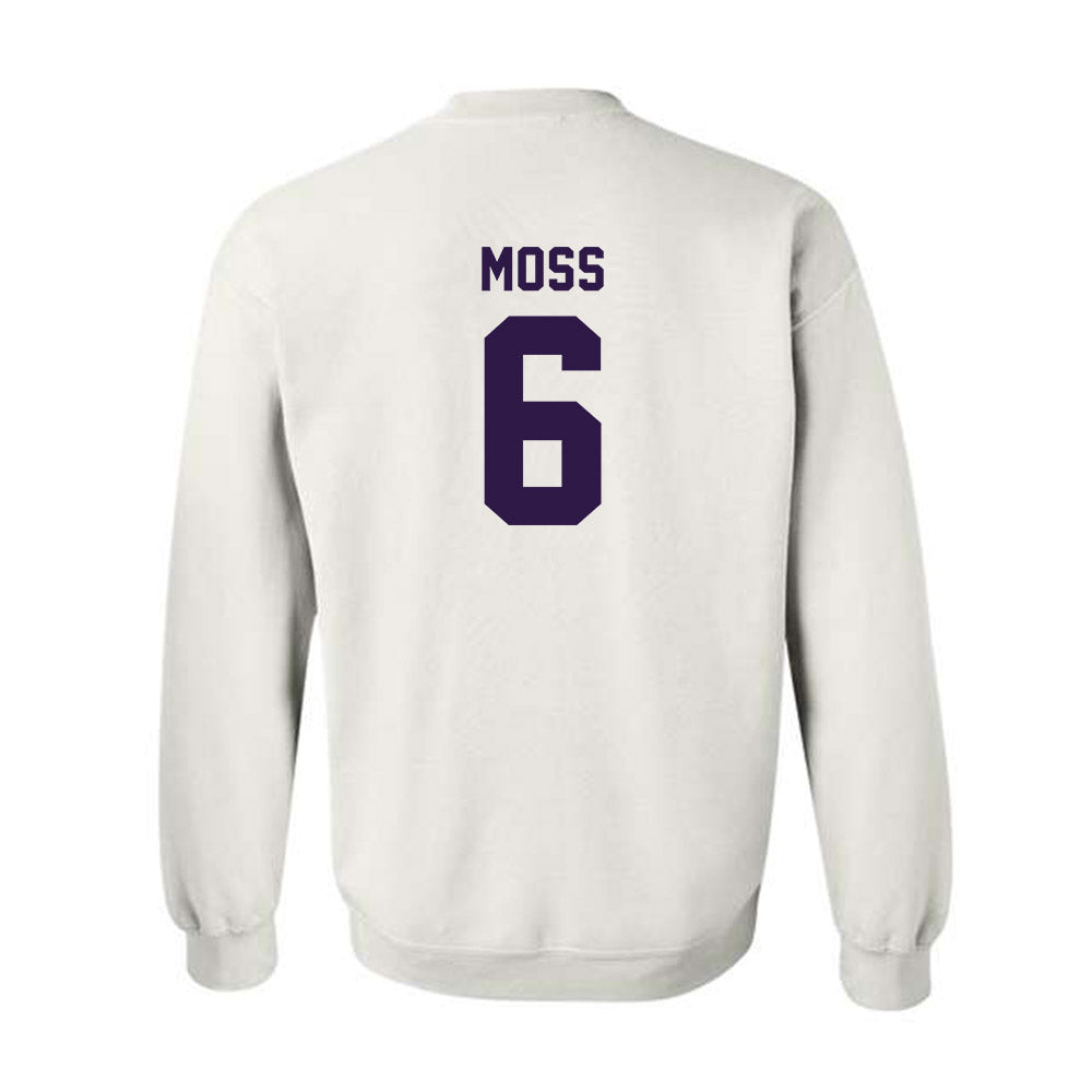 Kansas State - NCAA Football : Qua Moss - Classic Shersey Crewneck Sweatshirt-1