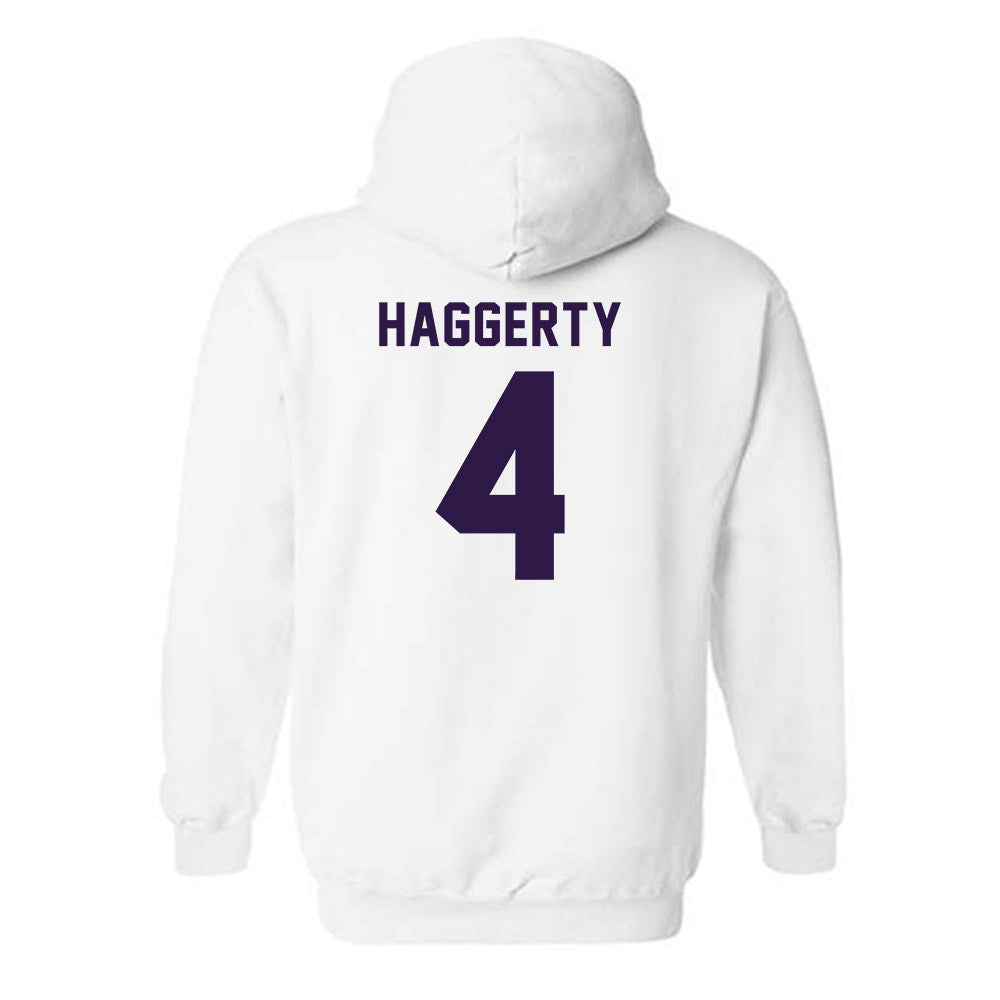 Kansas State - NCAA Men's Basketball : Pj Haggerty - Classic Shersey Hooded Sweatshirt-1