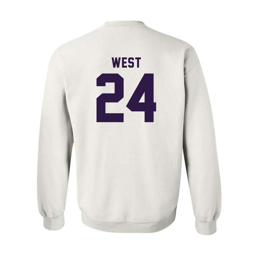 Kansas State - NCAA Football : Tanner West - Classic Shersey Crewneck Sweatshirt-1