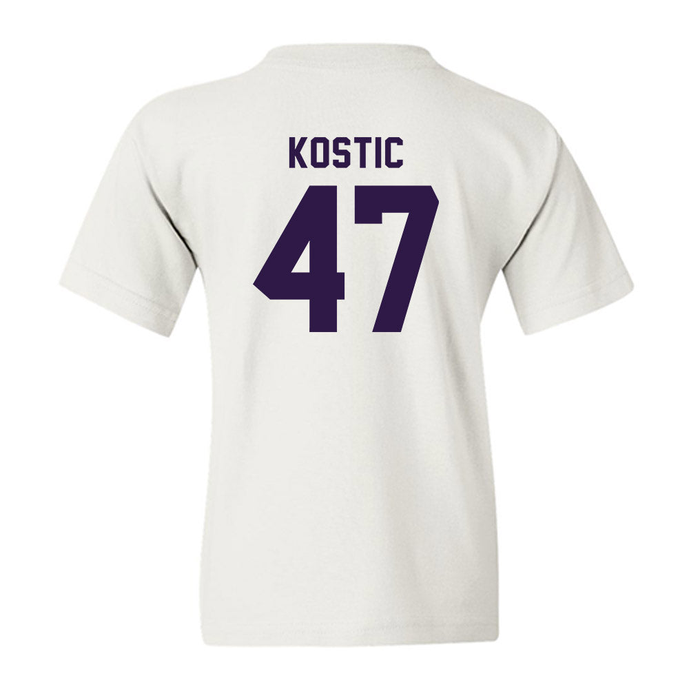 Kansas State - NCAA Men's Basketball : Andrej Kostic - Classic Shersey Youth T-Shirt-1