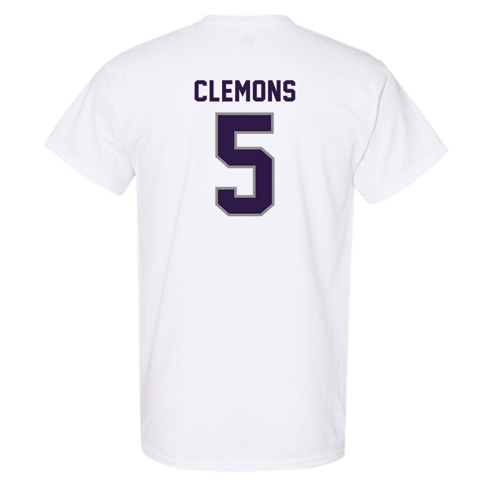Kansas State - NCAA Football : Justice Clemons - Sports Shersey T-Shirt-1