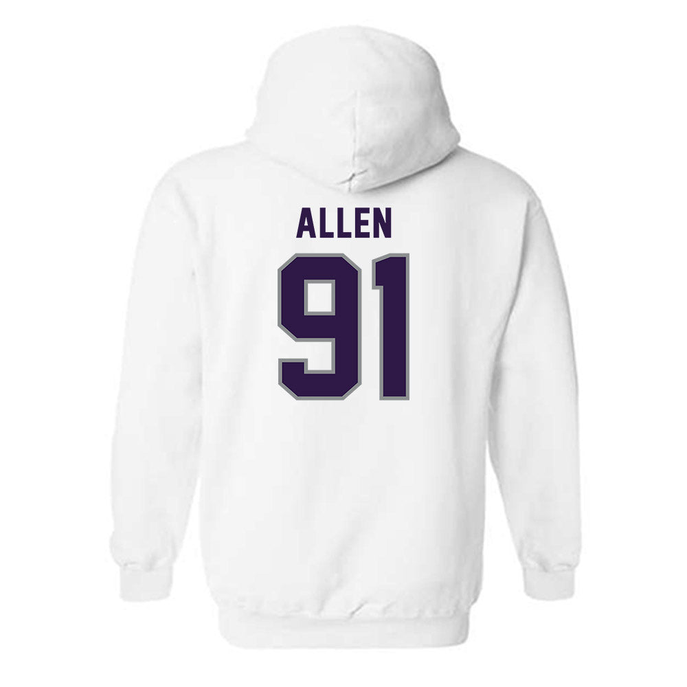 Kansas State - NCAA Football : Jordan Allen - Sports Shersey Hooded Sweatshirt-1