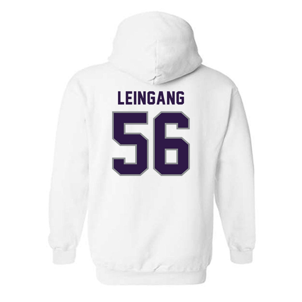 Kansas State - NCAA Football : Andrew Leingang - Sports Shersey Hooded Sweatshirt-1