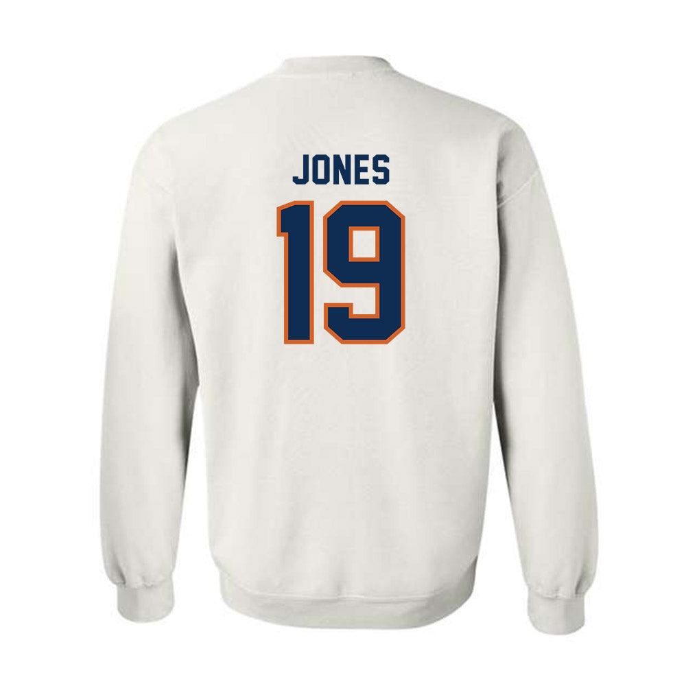 Wheaton IL - NCAA Football : Malachi Jones - Classic Shersey Crewneck Sweatshirt-1