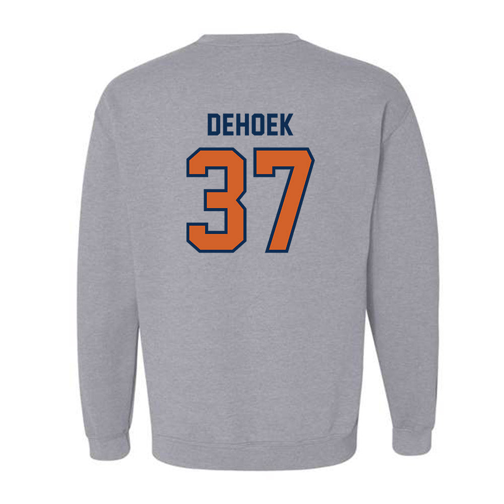 Wheaton IL - NCAA Baseball : Parker DeHoek - Classic Shersey Crewneck Sweatshirt-1