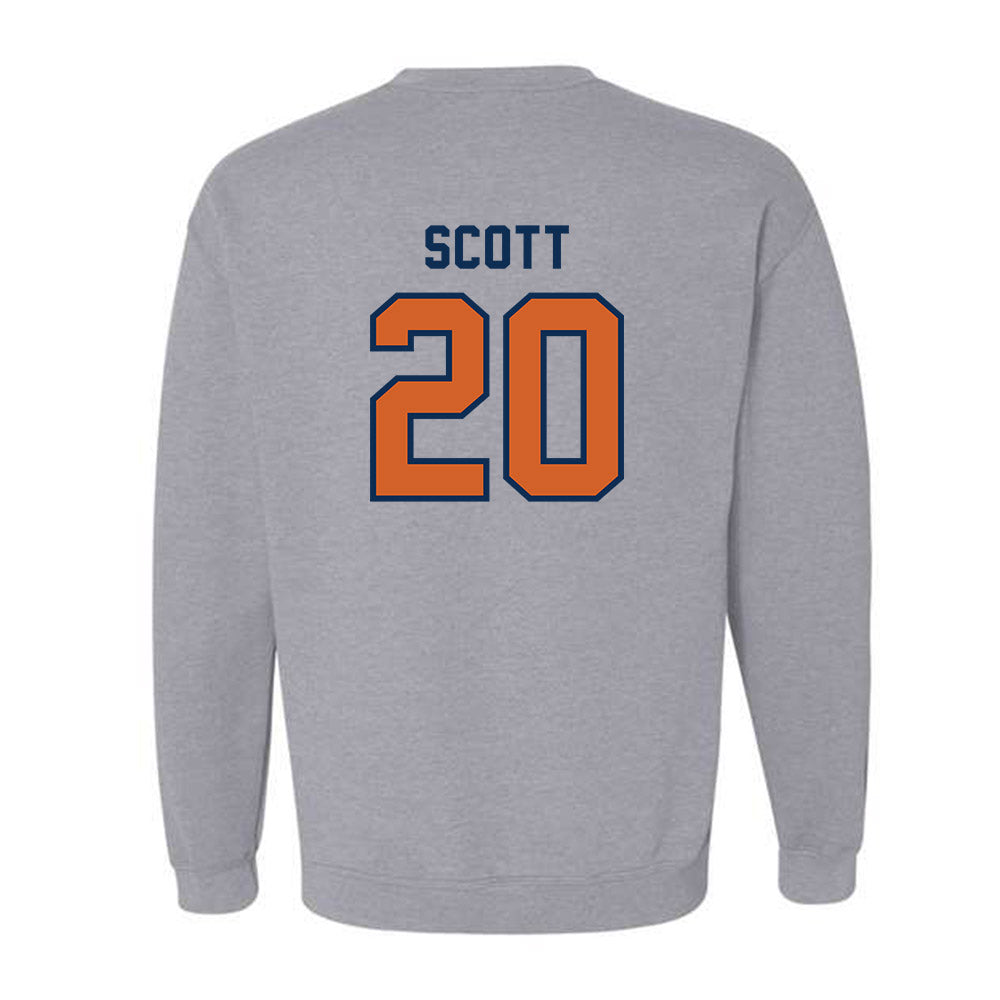 Wheaton IL - NCAA Baseball : James Scott - Classic Shersey Crewneck Sweatshirt-1