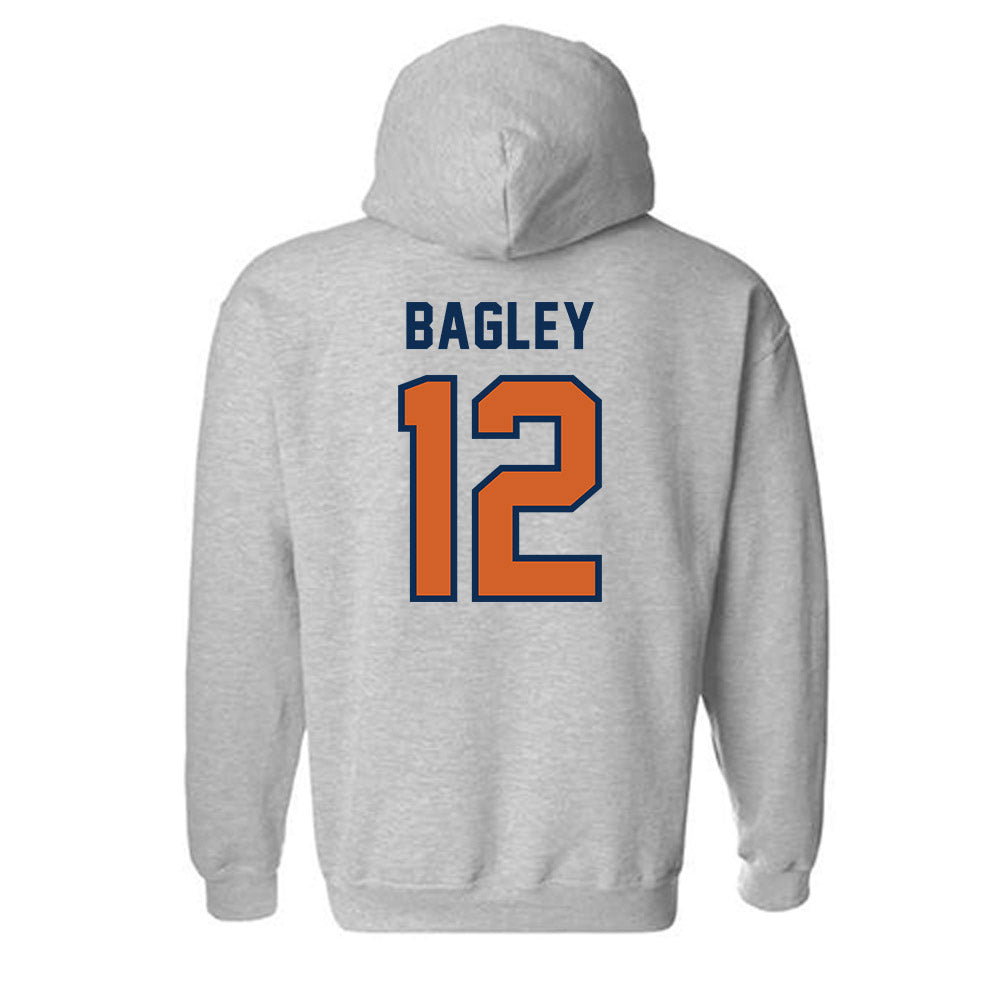 Wheaton IL - NCAA Baseball : Alex Bagley - Classic Shersey Hooded Sweatshirt-1