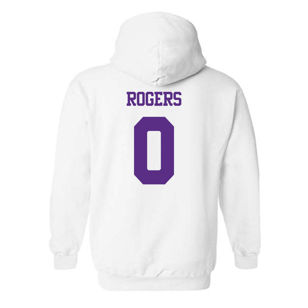 TCU - NCAA Football : Dj Rogers - Classic Shersey Hooded Sweatshirt-1