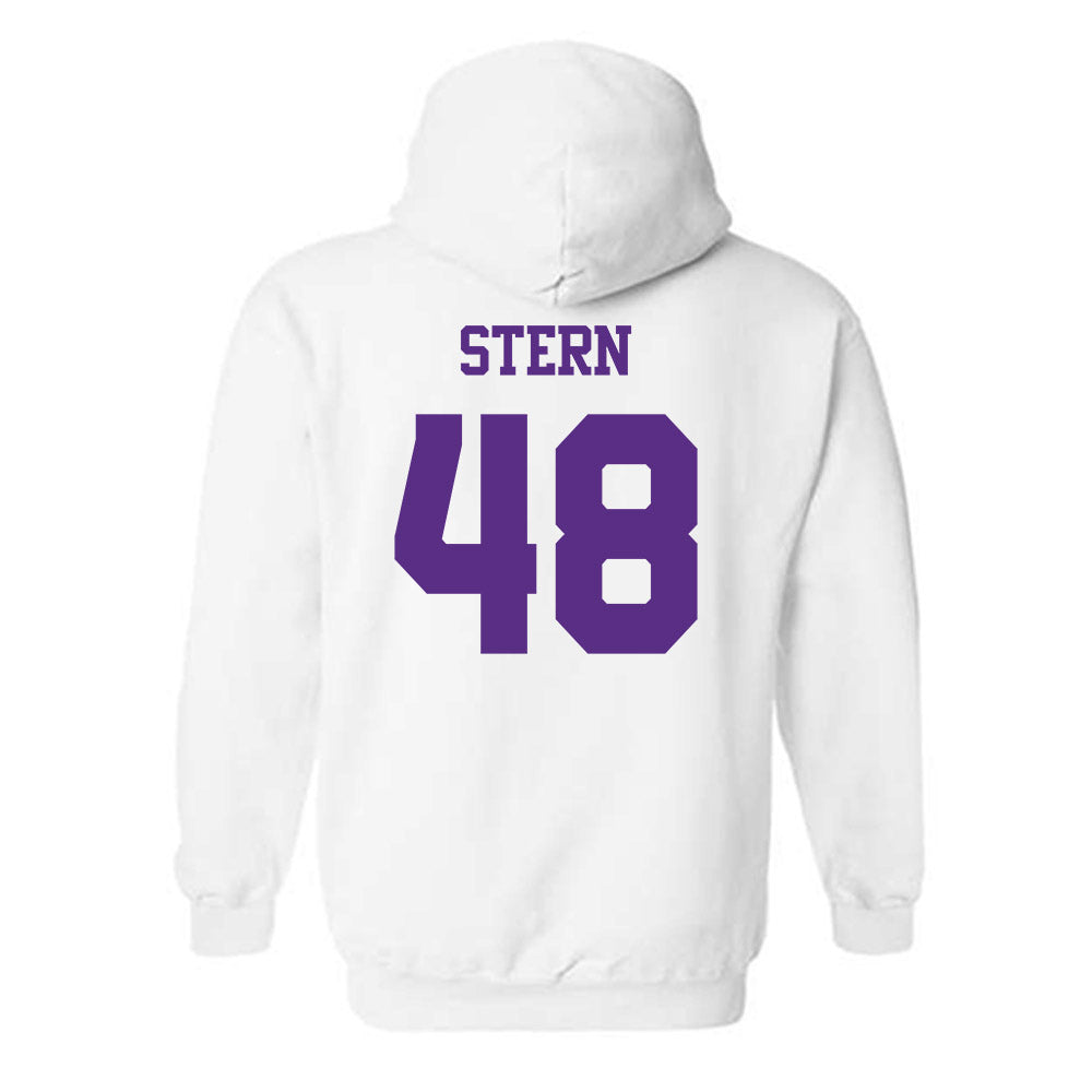 TCU - NCAA Baseball : Nate Stern - Classic Shersey Hooded Sweatshirt-1