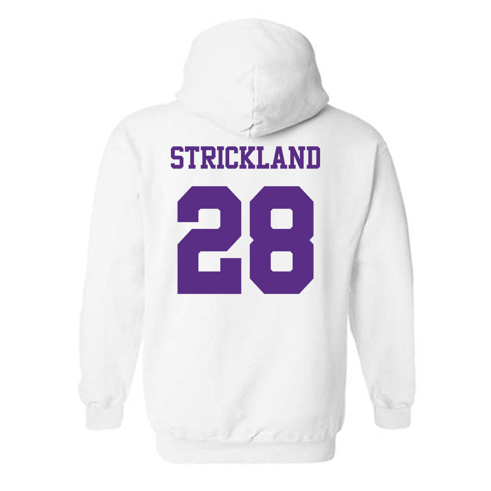 TCU - NCAA Football : Micah Strickland - Classic Shersey Hooded Sweatshirt-1