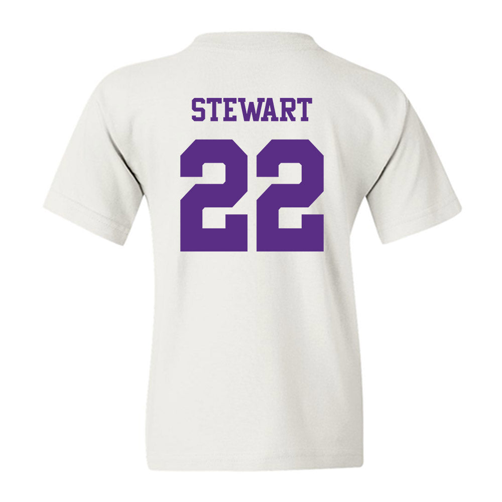 TCU - NCAA Men's Basketball : Adam Stewart - Classic Shersey Youth T-Shirt-1