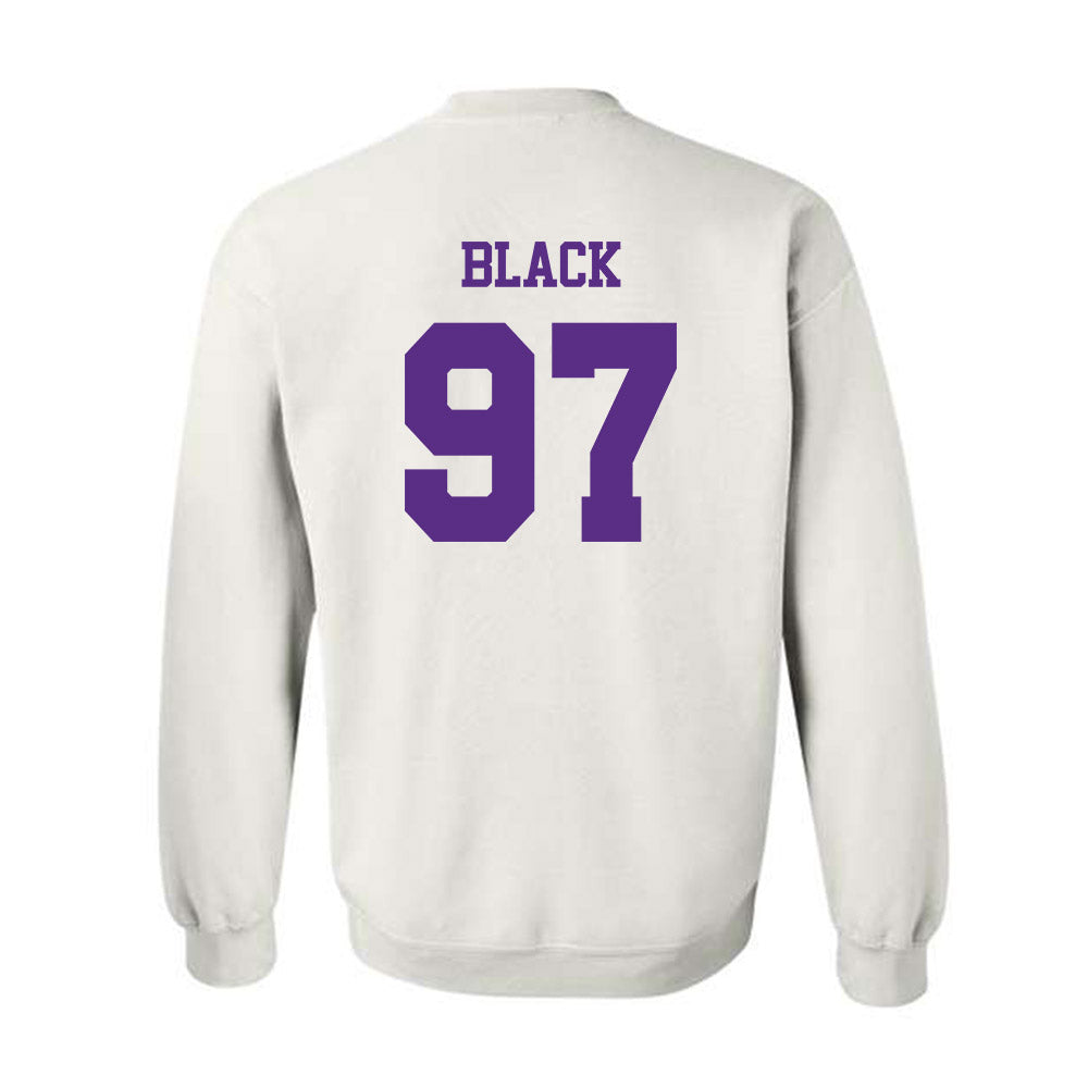 TCU - NCAA Football : Easton Black - Classic Shersey Crewneck Sweatshirt-1