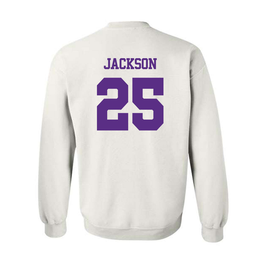 TCU - NCAA Football : Elijah Jackson - Classic Shersey Crewneck Sweatshirt-1