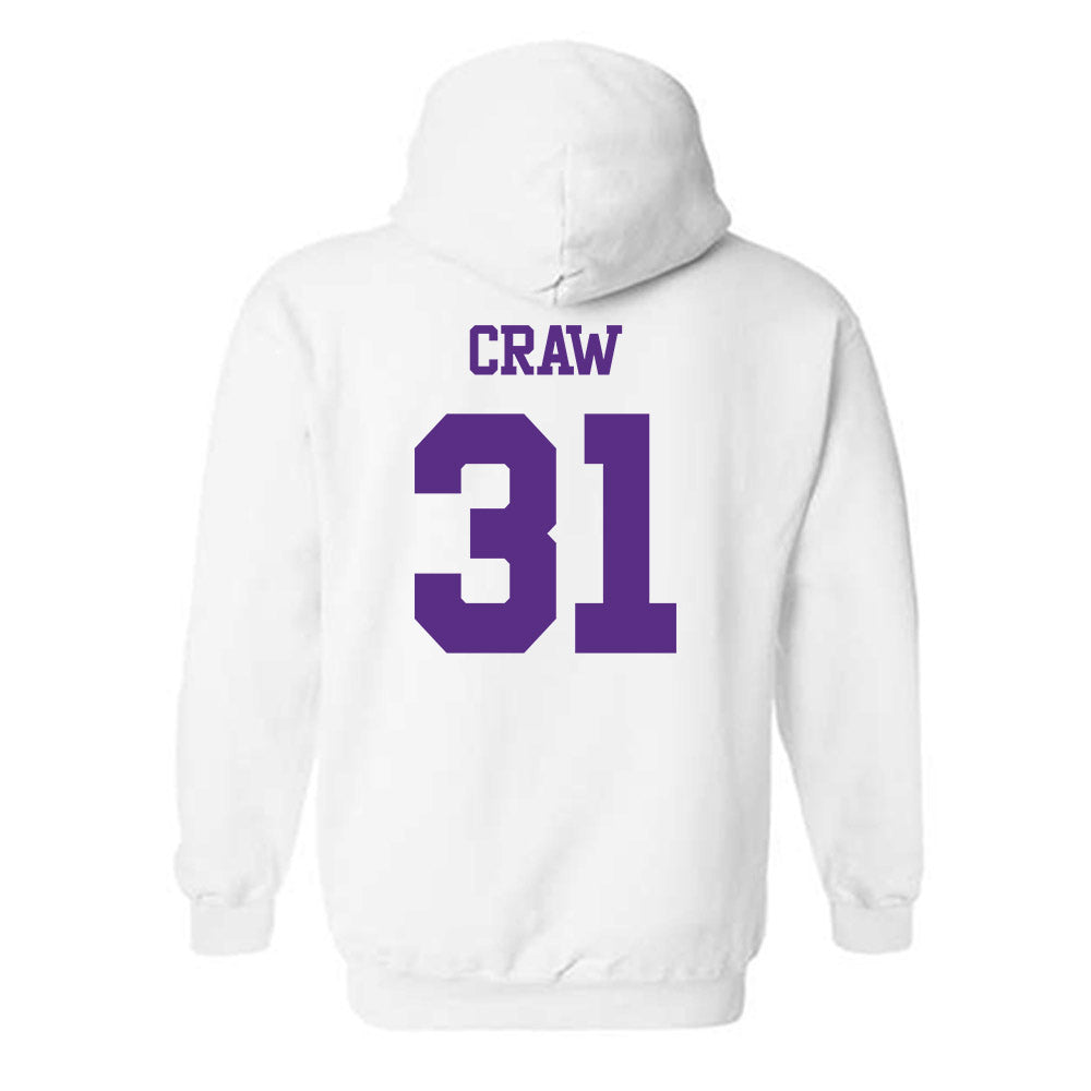 TCU - NCAA Football : Ethan Craw - Classic Shersey Hooded Sweatshirt-1