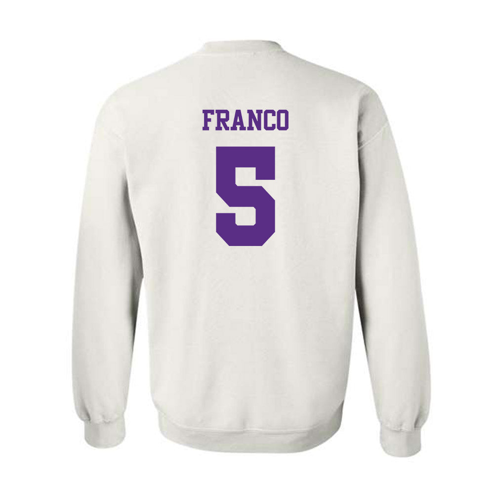 TCU - NCAA Baseball : Lucas Franco - Classic Shersey Crewneck Sweatshirt-1
