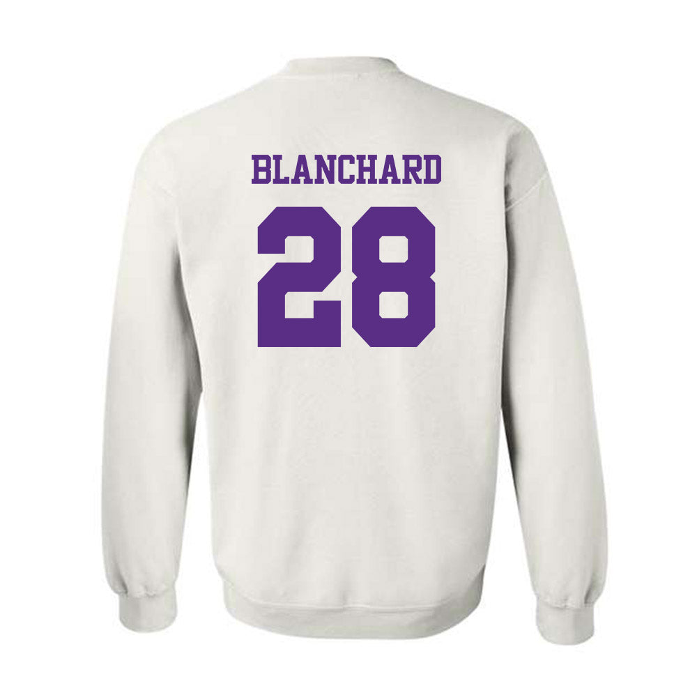 TCU - NCAA Baseball : Colin Blanchard - Classic Shersey Crewneck Sweatshirt-1
