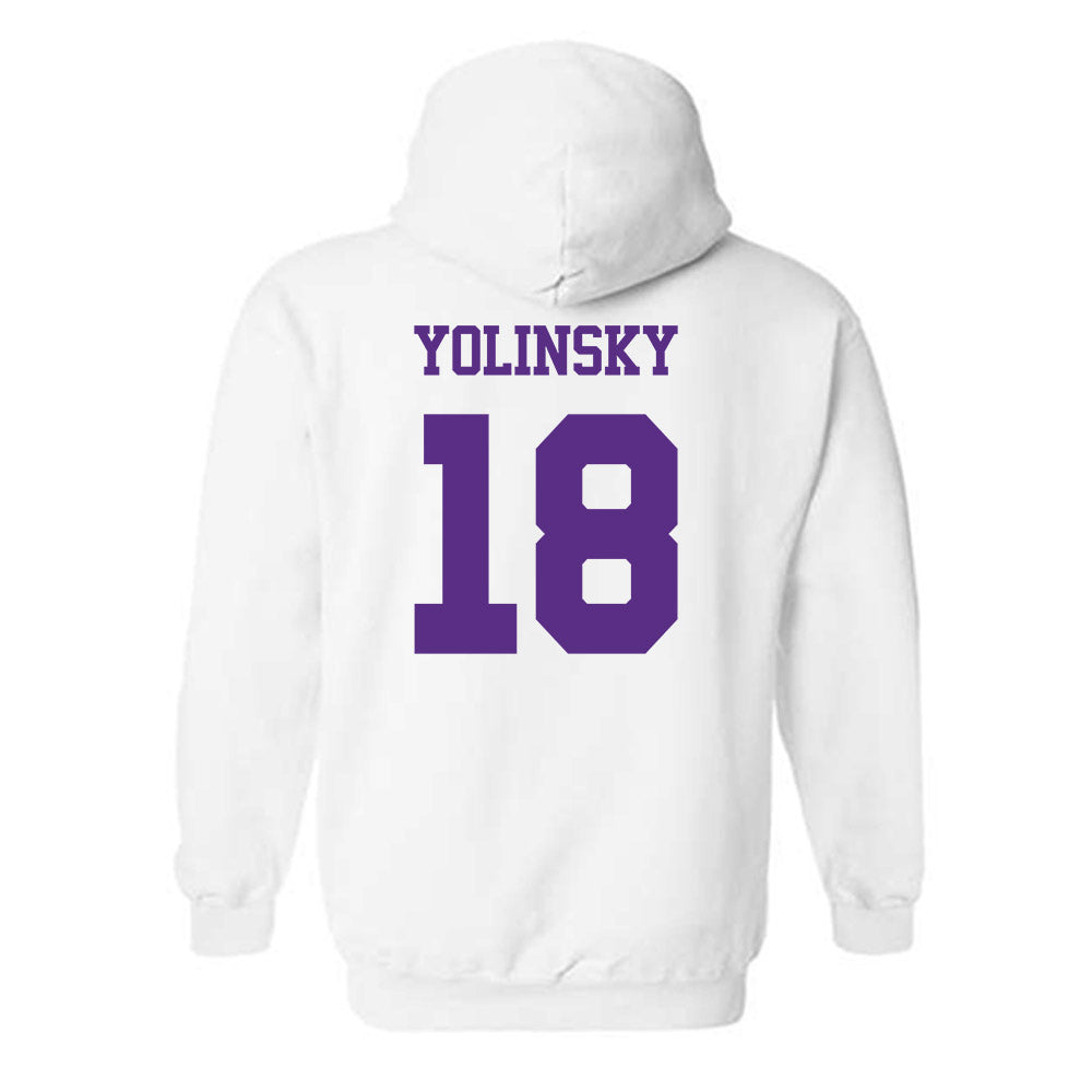 TCU - NCAA Women's Soccer : Emma Yolinsky - Classic Shersey Hooded Sweatshirt-1