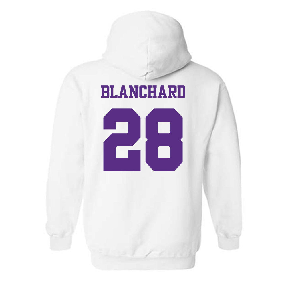 TCU - NCAA Baseball : Colin Blanchard - Classic Shersey Hooded Sweatshirt-1