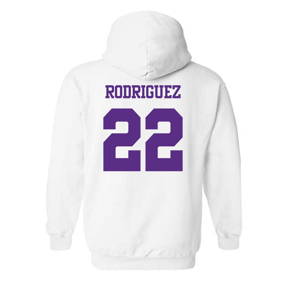 TCU - NCAA Baseball : Louis Rodriguez - Classic Shersey Hooded Sweatshirt-1