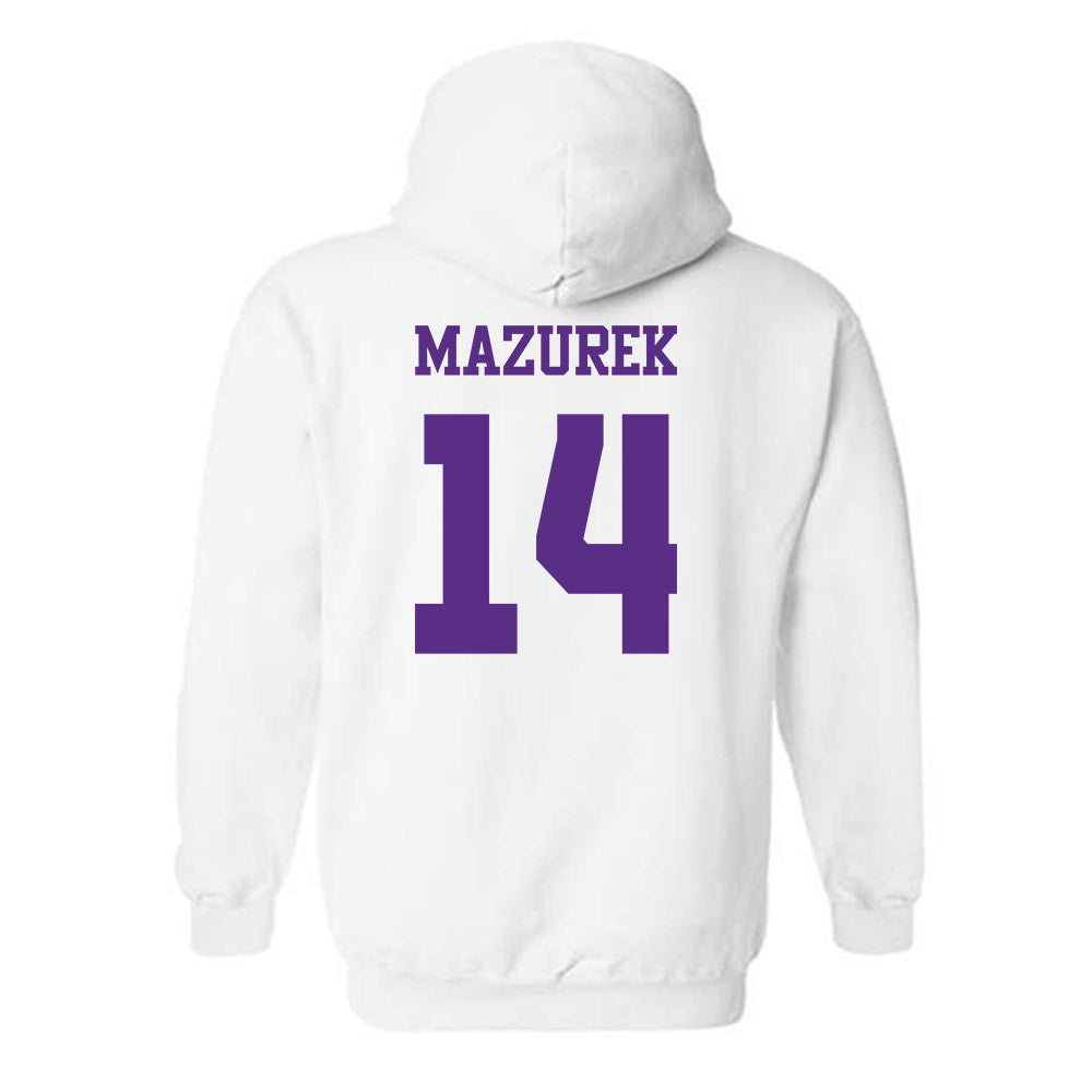 TCU - NCAA Women's Basketball : Natalie Mazurek - Classic Shersey Hooded Sweatshirt-1