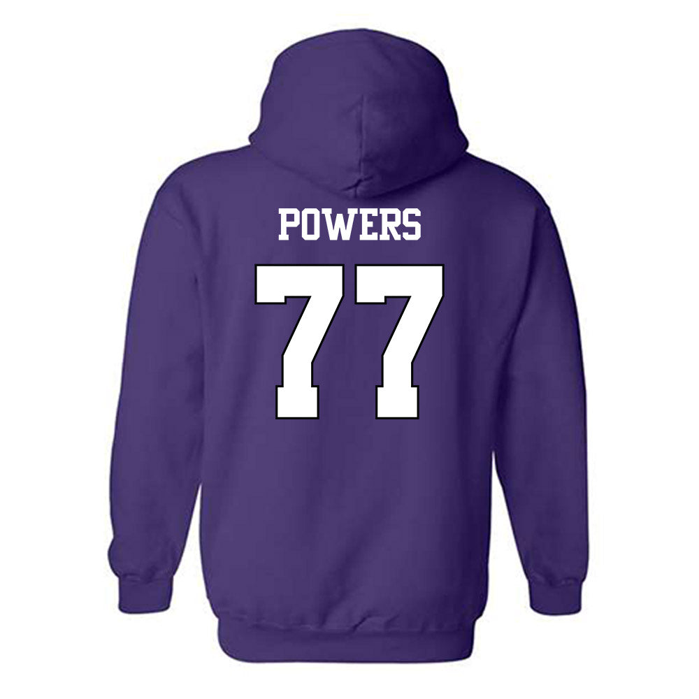 TCU - NCAA Football : Cooper Powers - Classic Shersey Hooded Sweatshirt-1