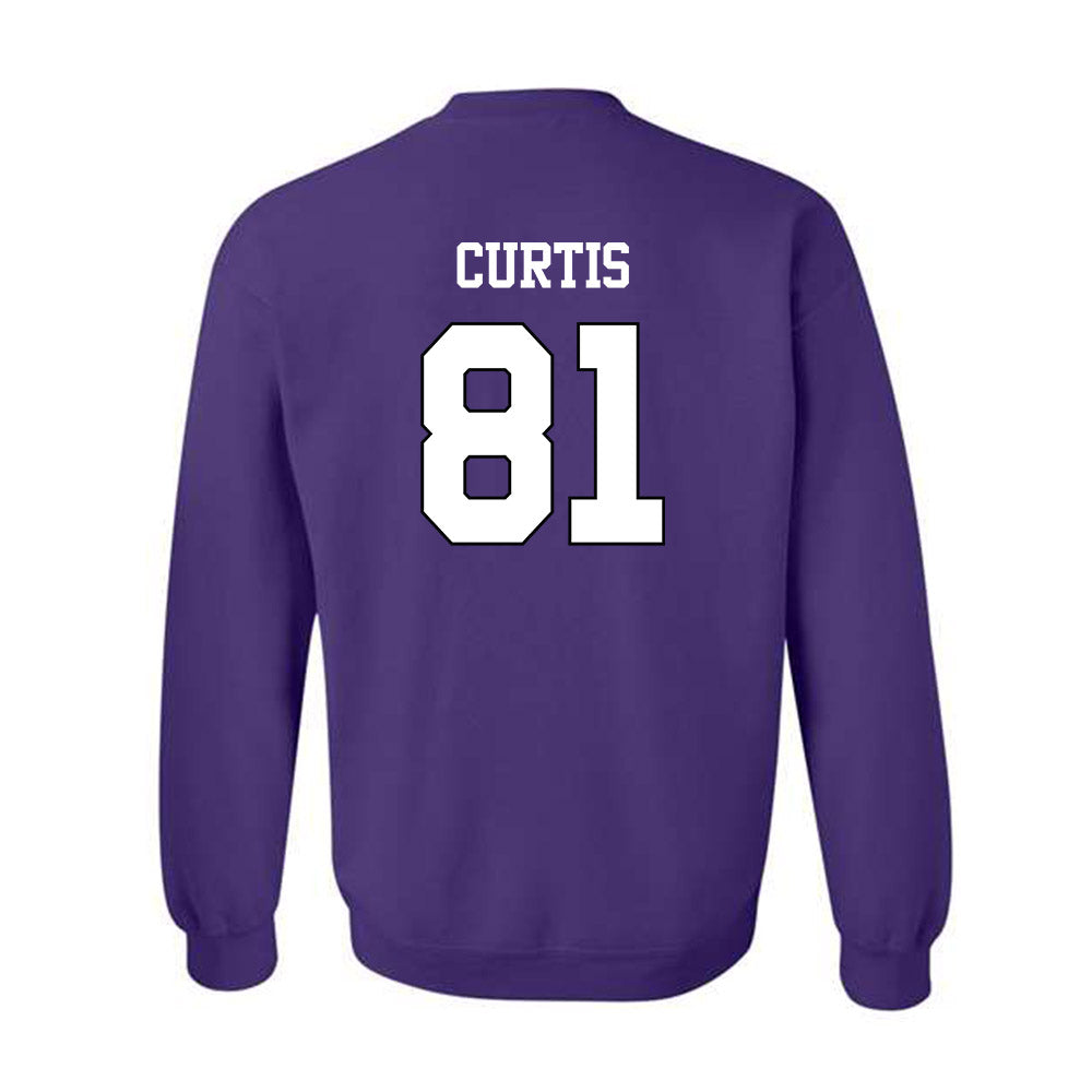 TCU - NCAA Football : Chase Curtis - Classic Shersey Crewneck Sweatshirt-1