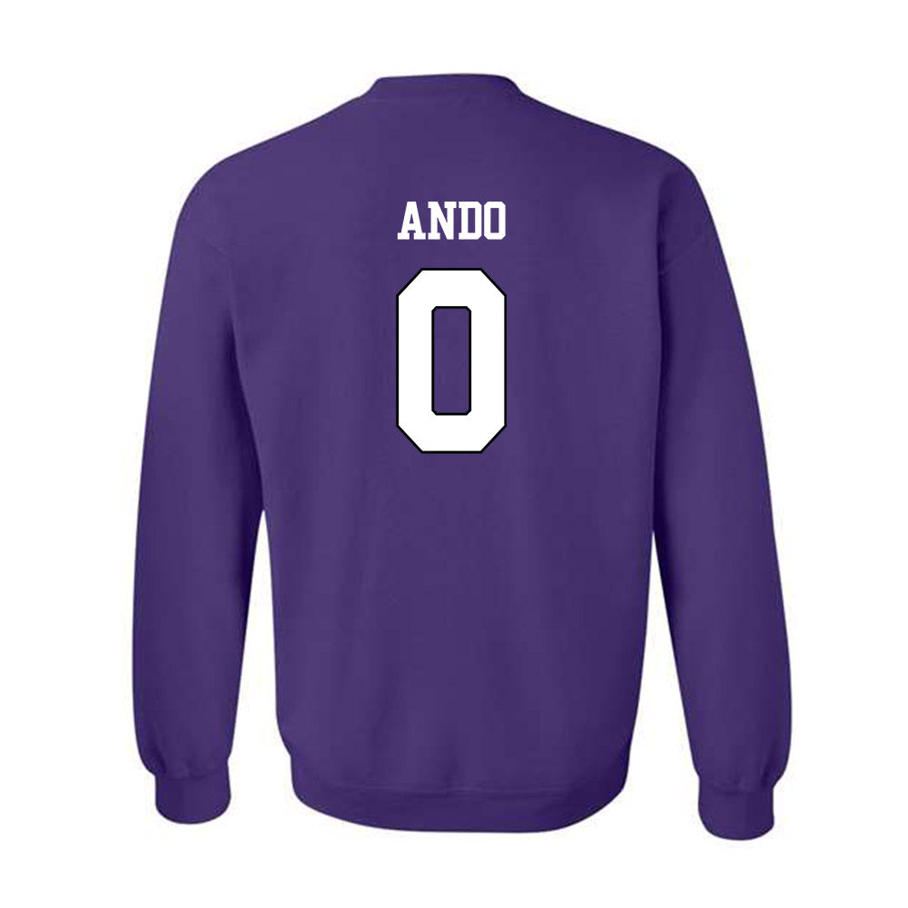 TCU - NCAA Men's Swimming & Diving : Braedon Ando - Classic Shersey Crewneck Sweatshirt-1