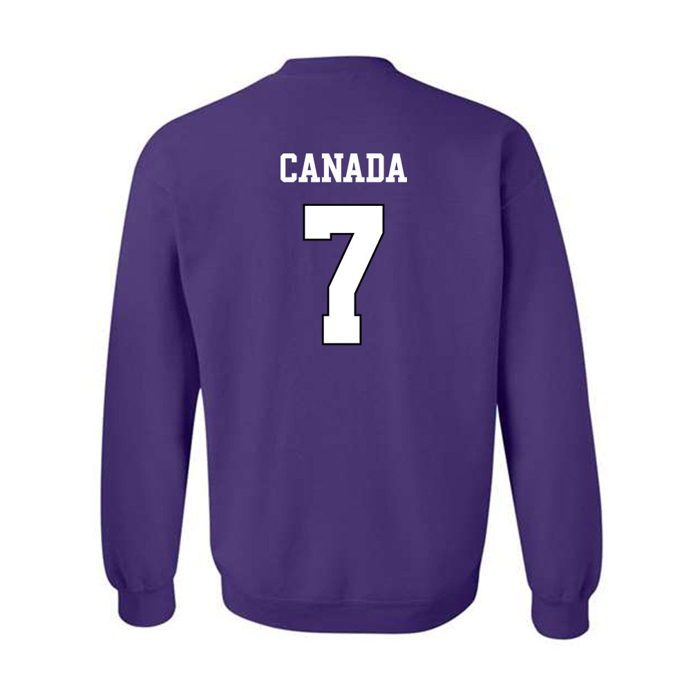 TCU - NCAA Football : Channing Canada - Classic Shersey Crewneck Sweatshirt-1