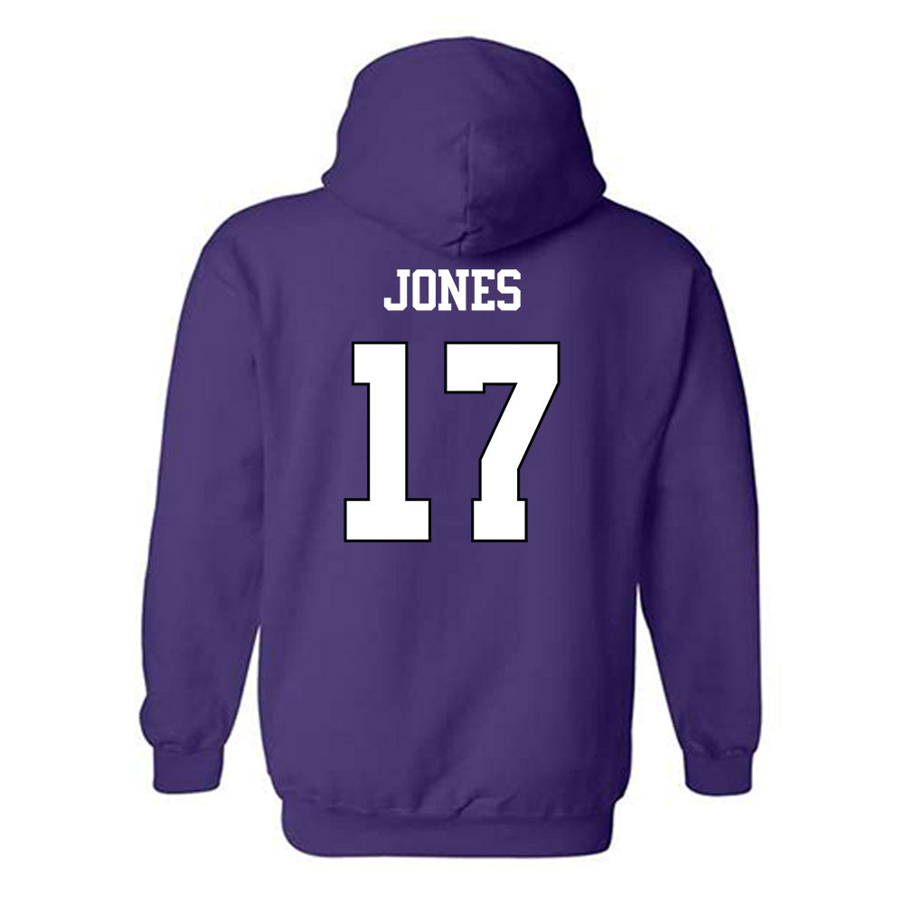 TCU - NCAA Football : Dane Jones - Classic Shersey Hooded Sweatshirt-1