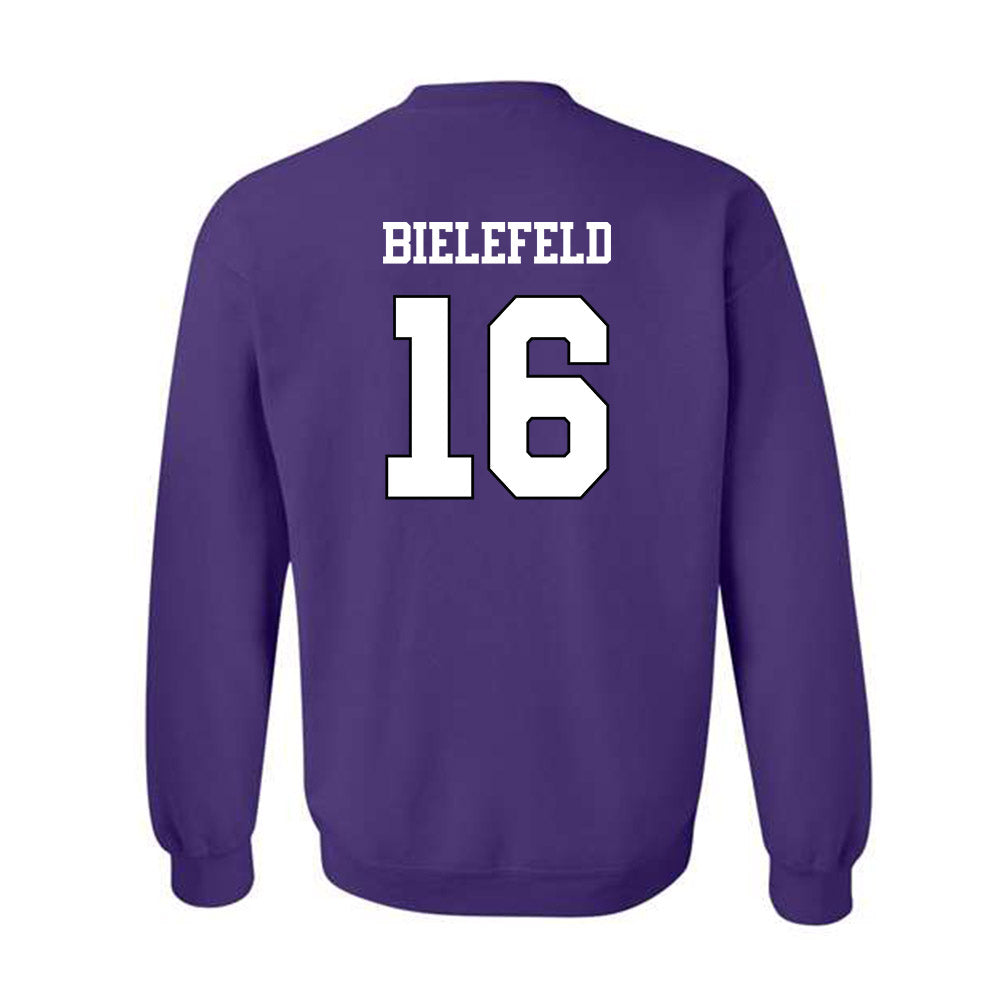 TCU - NCAA Women's Basketball : Clara Bielefeld - Classic Shersey Crewneck Sweatshirt-1