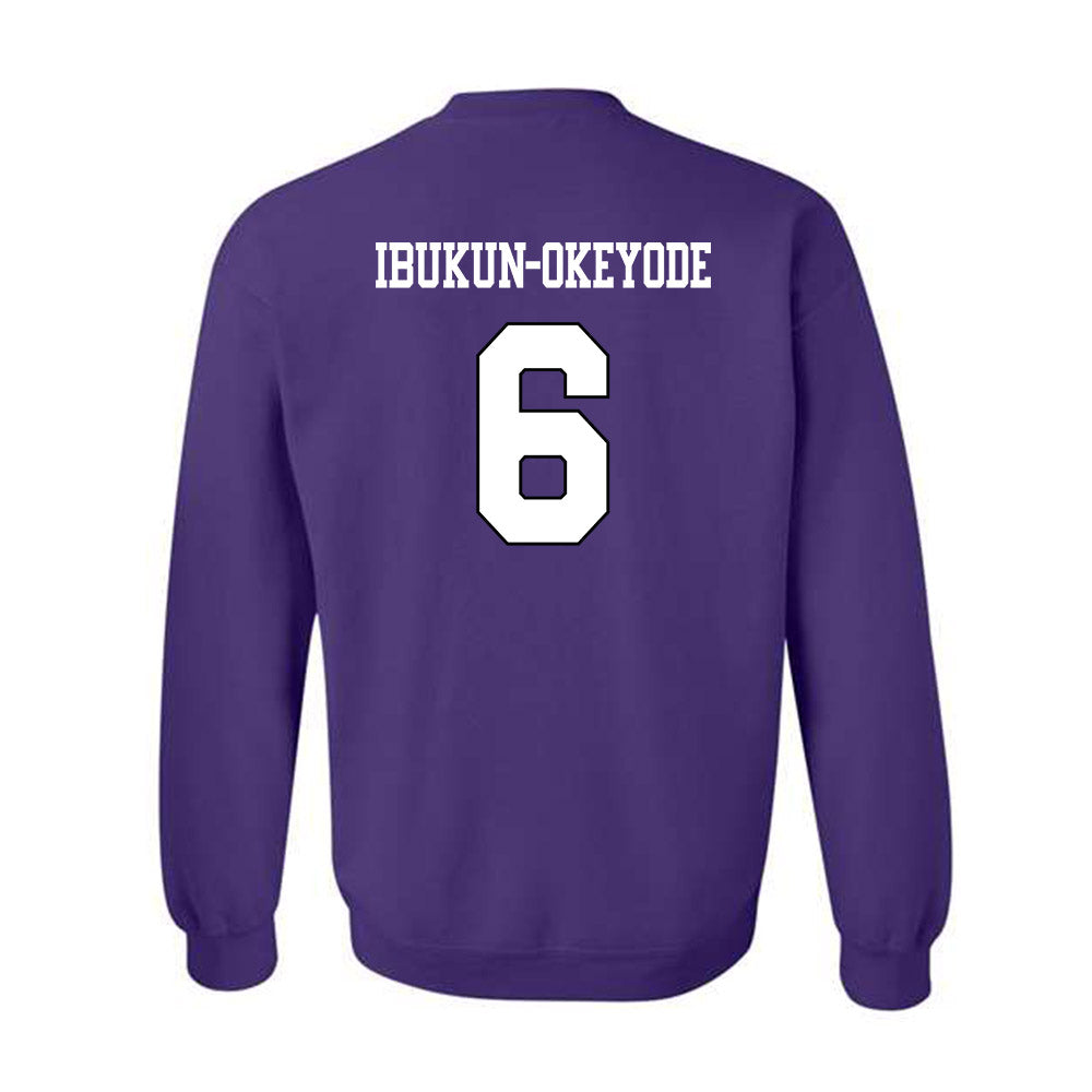 TCU - NCAA Football : Micheal Ibukun-Okeyode - Classic Shersey Crewneck Sweatshirt-1