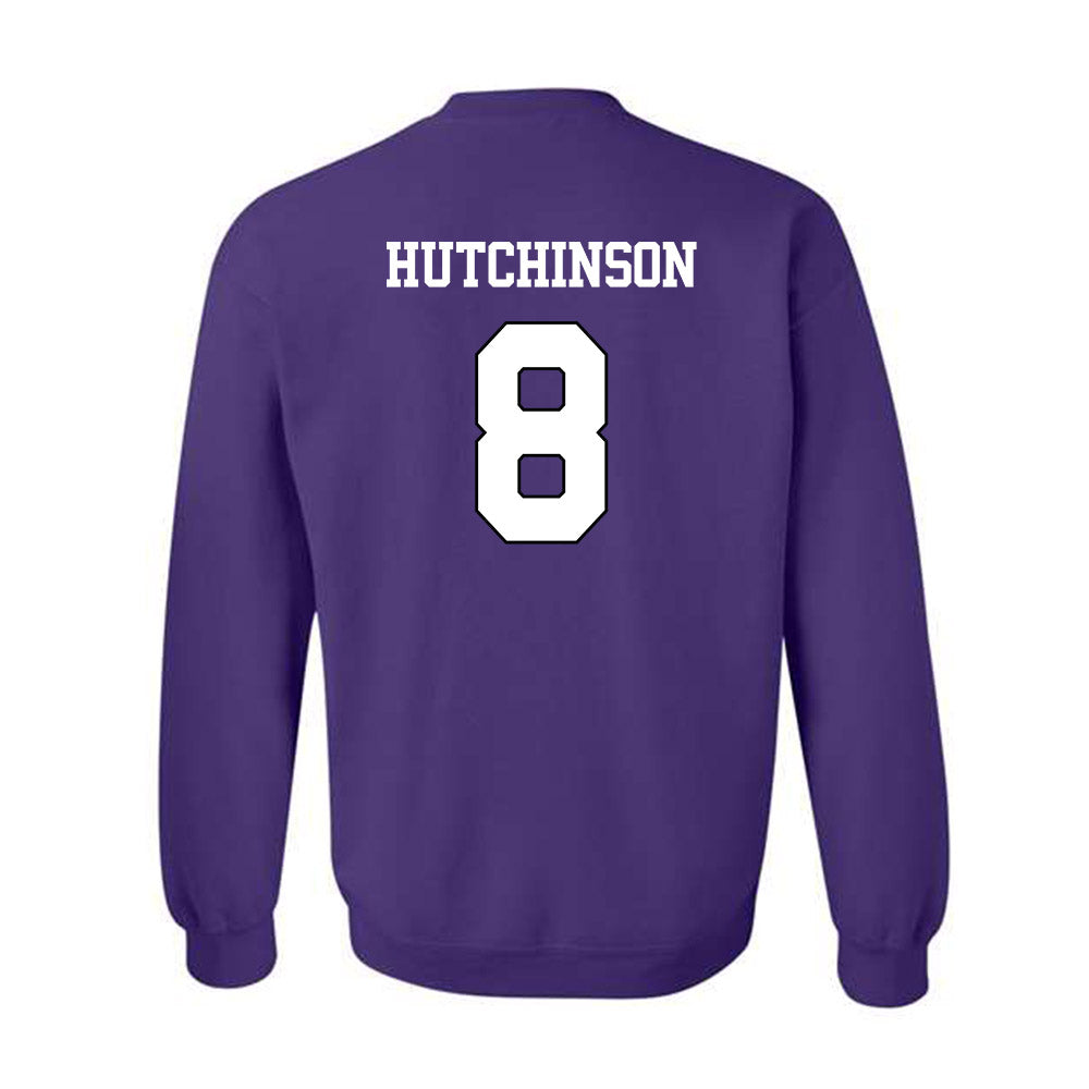 TCU - NCAA Baseball : Lane Hutchinson - Classic Shersey Crewneck Sweatshirt-1