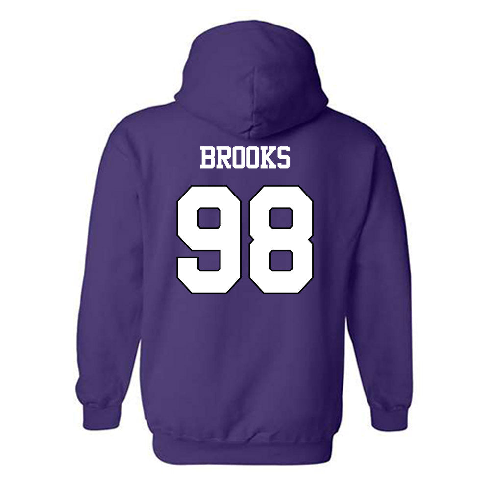 TCU - NCAA Football : Sterlin Brooks - Classic Shersey Hooded Sweatshirt-1