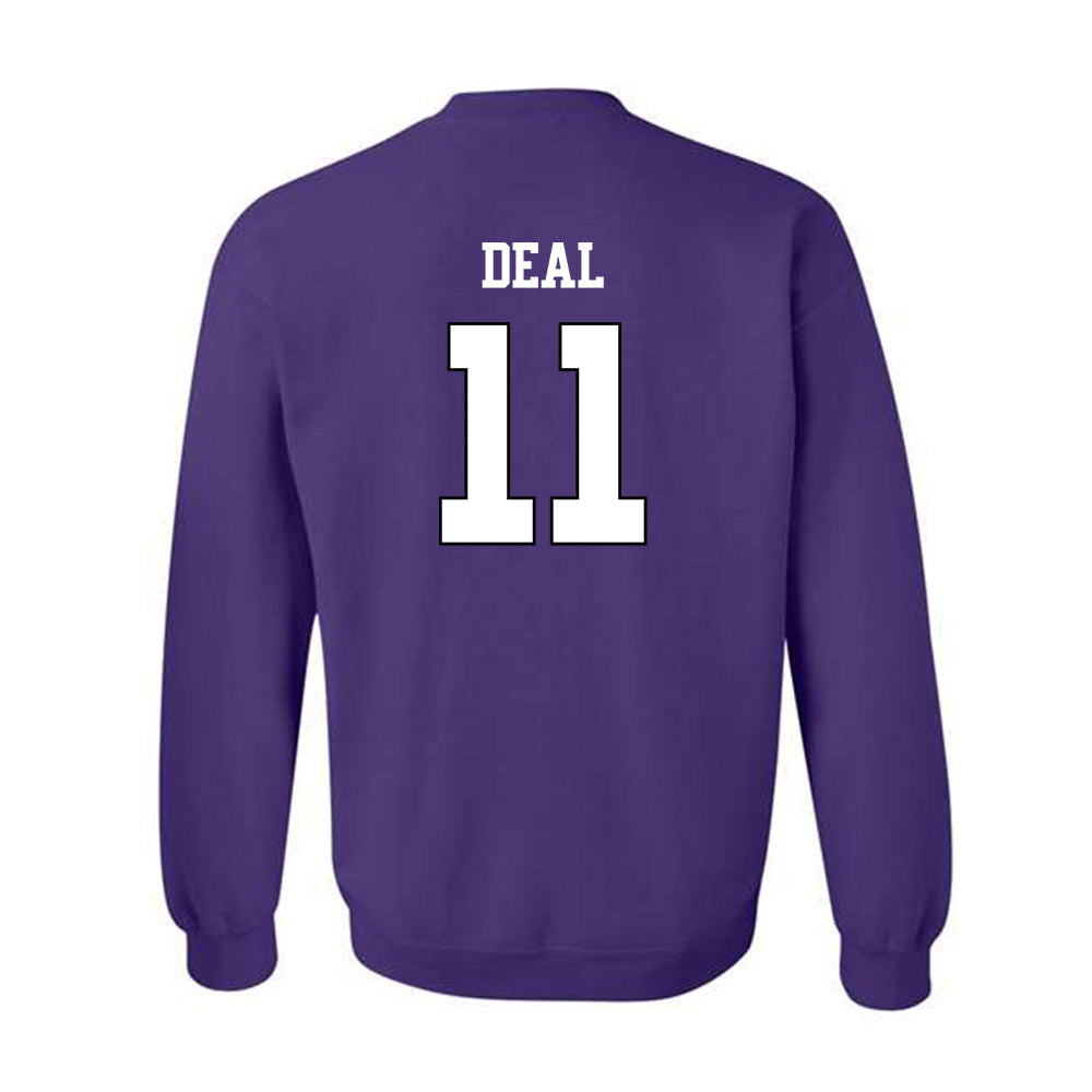 TCU - NCAA Football : Devean Deal - Classic Shersey Crewneck Sweatshirt-1