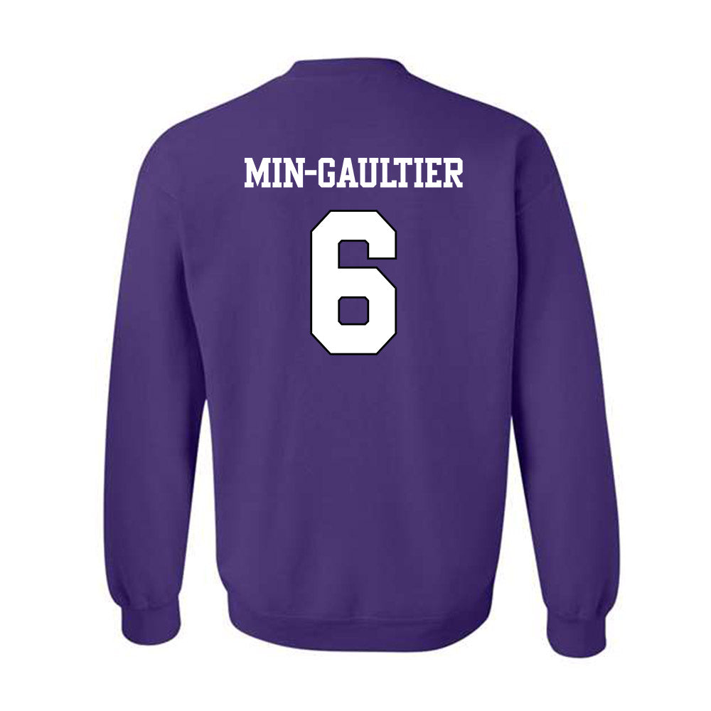 TCU - NCAA Women's Golf : Camille Min-Gaultier - Classic Shersey Crewneck Sweatshirt-1