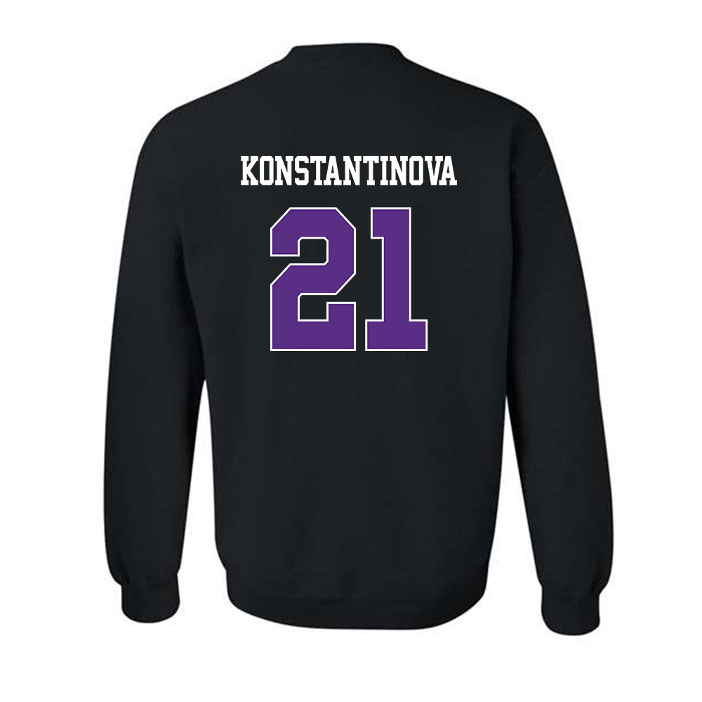 TCU - NCAA Beach Volleyball : Deniela Konstantinova - Classic Shersey Crewneck Sweatshirt-1