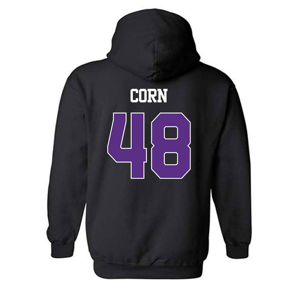 TCU - NCAA Football : Anders Corn - Classic Shersey Hooded Sweatshirt-1
