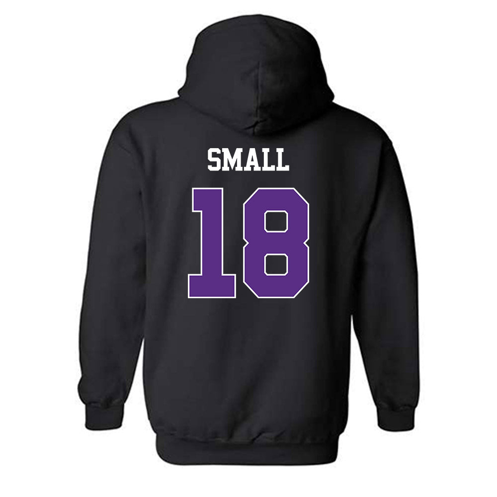 TCU - NCAA Football : Ed Small - Classic Shersey Hooded Sweatshirt-1