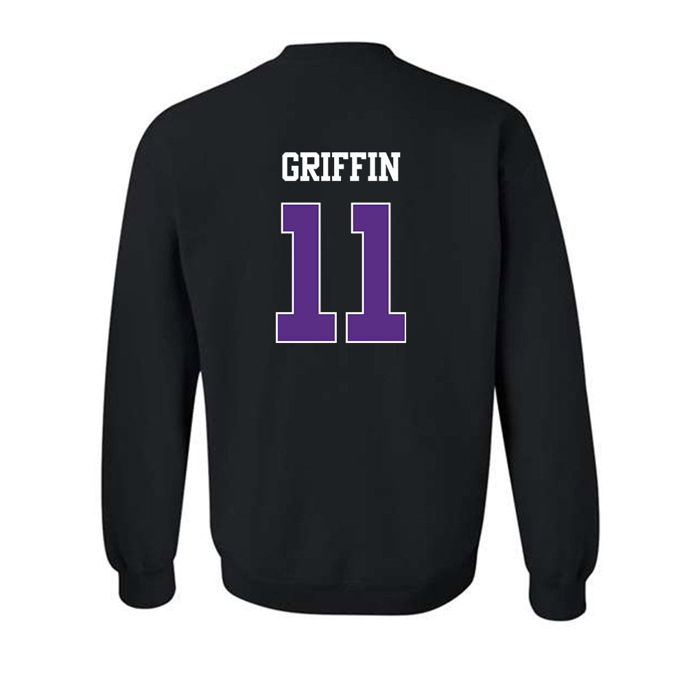 TCU - NCAA Baseball : Colton Griffin - Classic Shersey Crewneck Sweatshirt-1