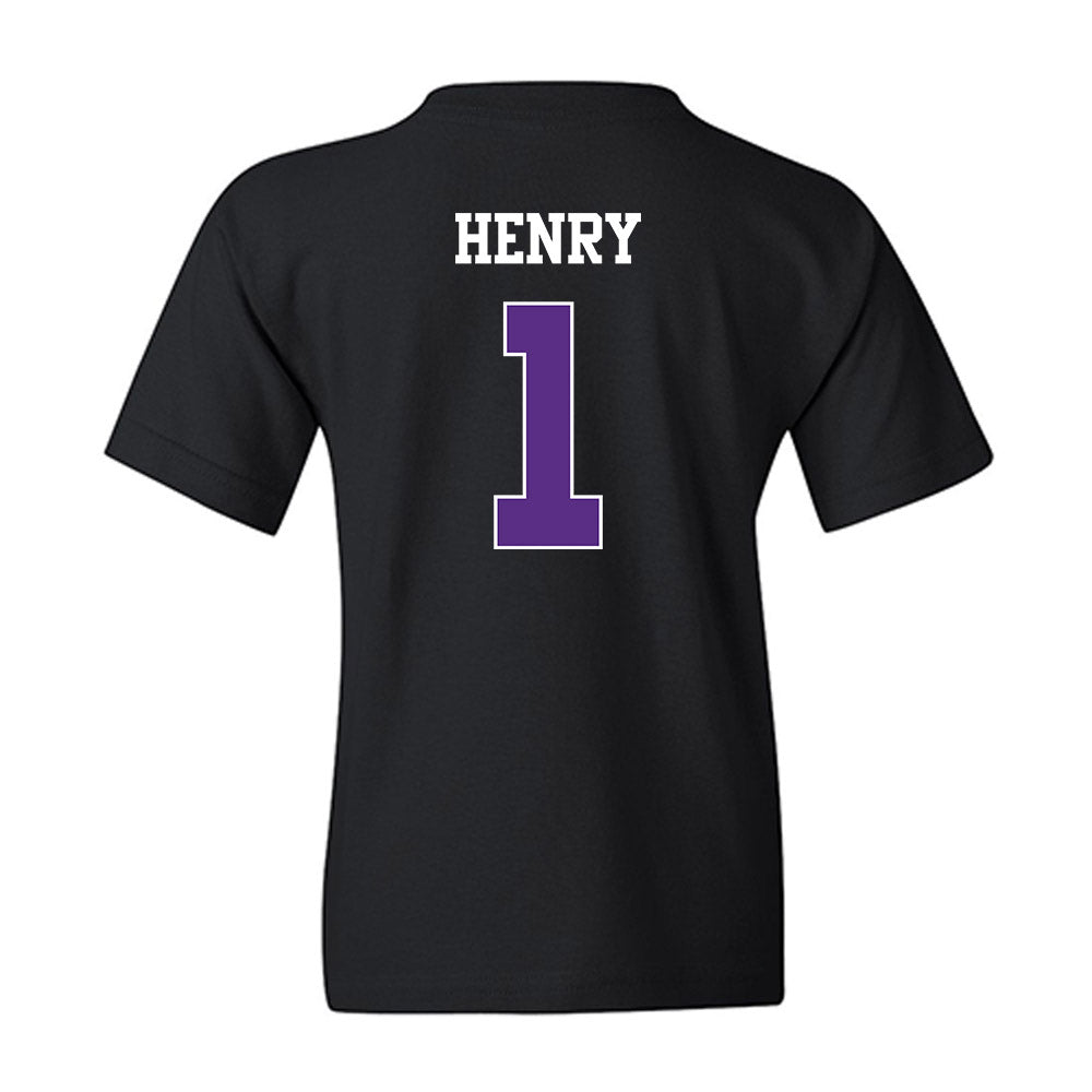 TCU - NCAA Men's Track & Field : Giovouni Henry - Classic Shersey Youth T-Shirt-1