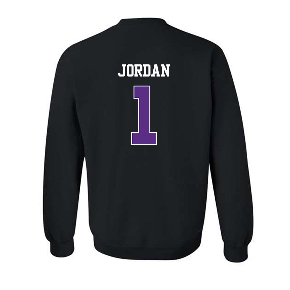 TCU - NCAA Football : Austin Jordan - Classic Shersey Crewneck Sweatshirt-1