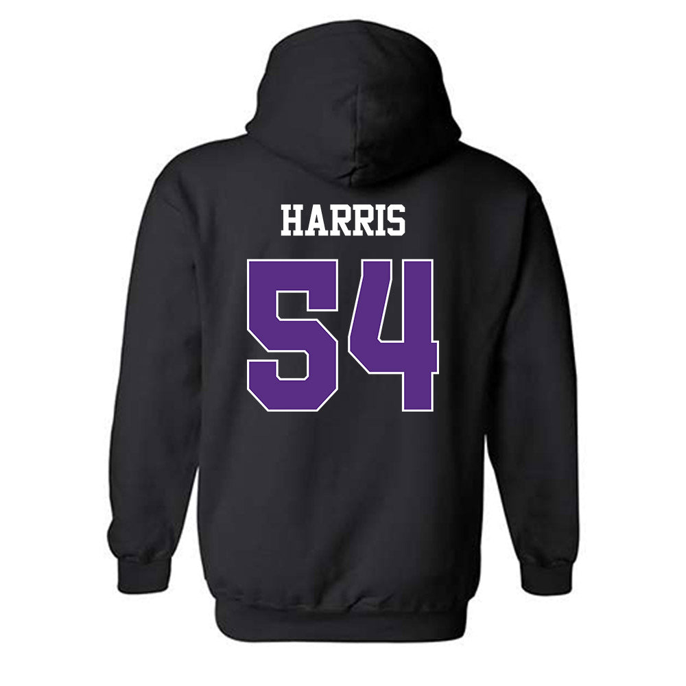 TCU - NCAA Football : Quinton Harris - Classic Shersey Hooded Sweatshirt-1