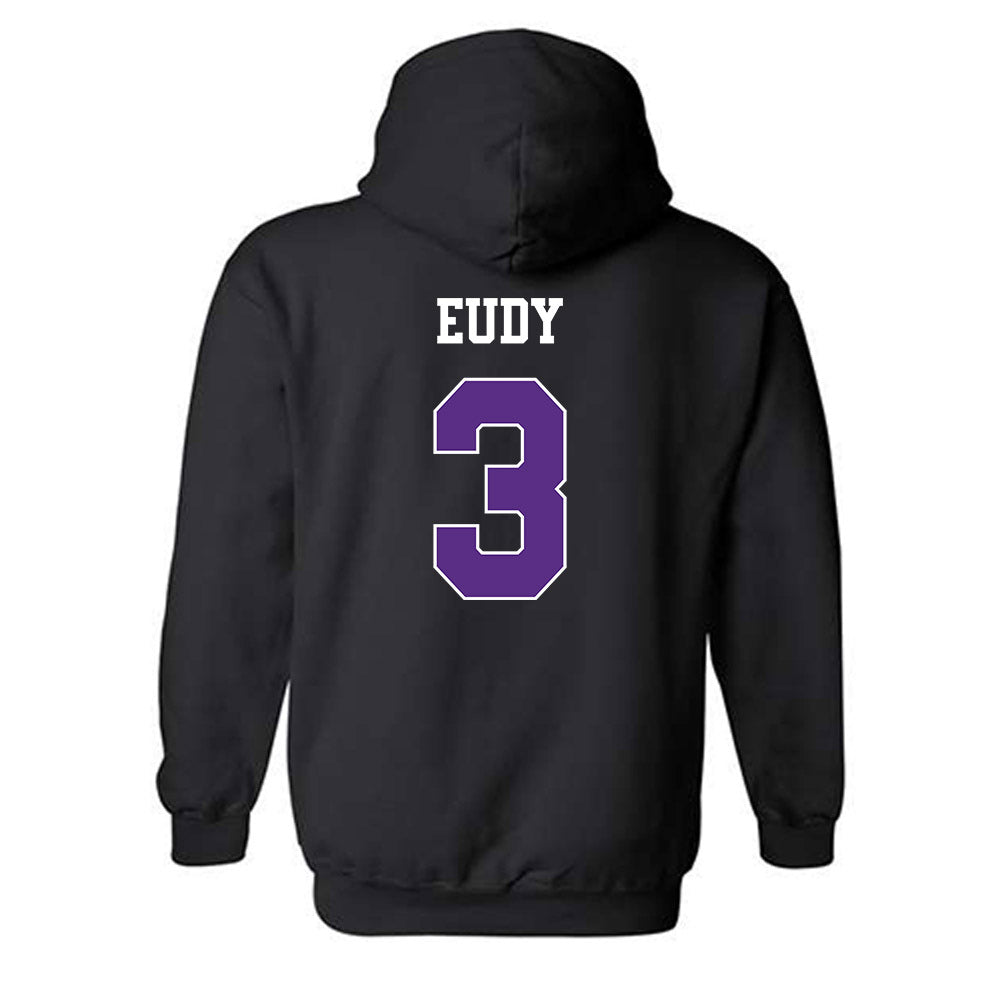 TCU - NCAA Baseball : Kade Eudy - Classic Shersey Hooded Sweatshirt-1