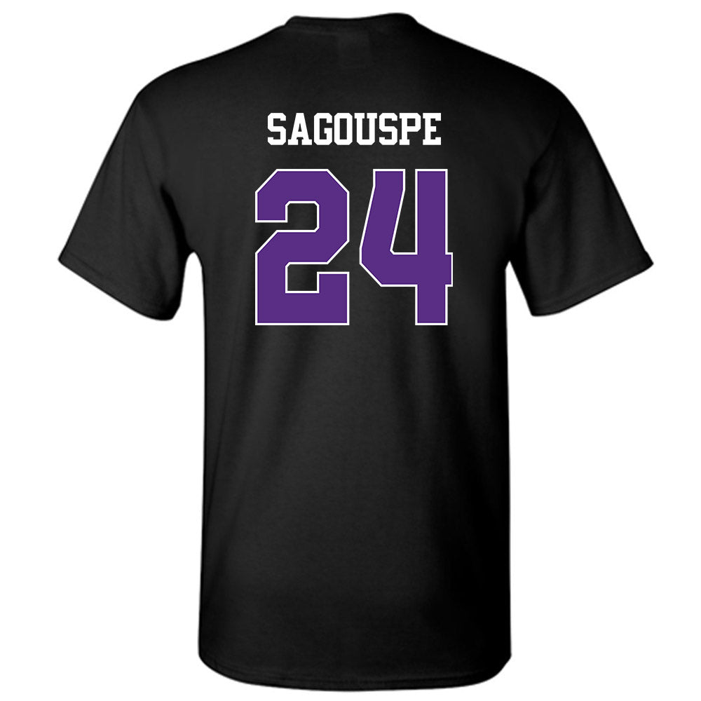 TCU - NCAA Baseball : Tanner Sagouspe - Classic Shersey T-Shirt-1