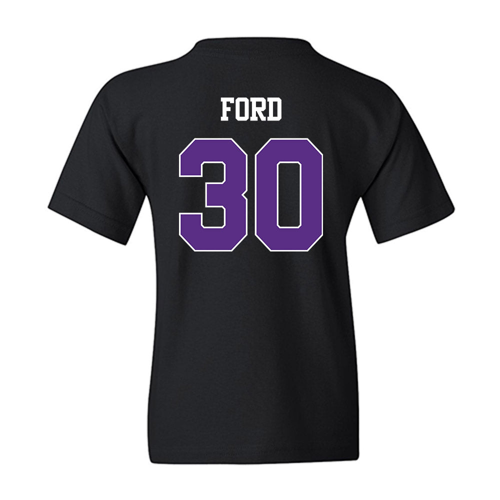 TCU - NCAA Men's Basketball : Darius Ford - Classic Shersey Youth T-Shirt-1