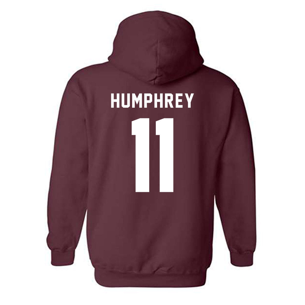 Texas A&M - NCAA Women's Volleyball : Taylor Humphrey - Sports Shersey Hooded Sweatshirt-1