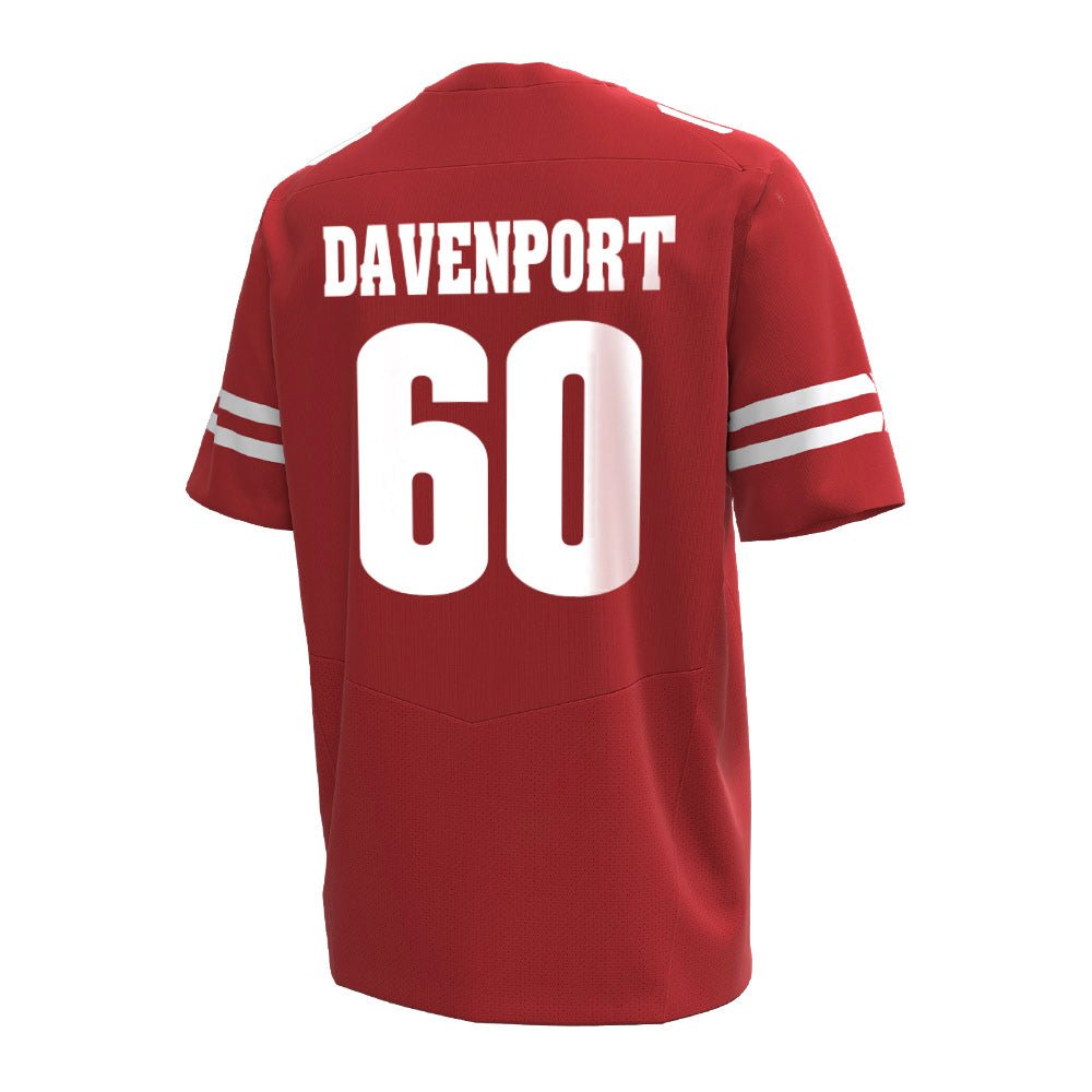 Wisconsin - NCAA Football : Nolan Davenport - Under Armour® Football Jersey-1