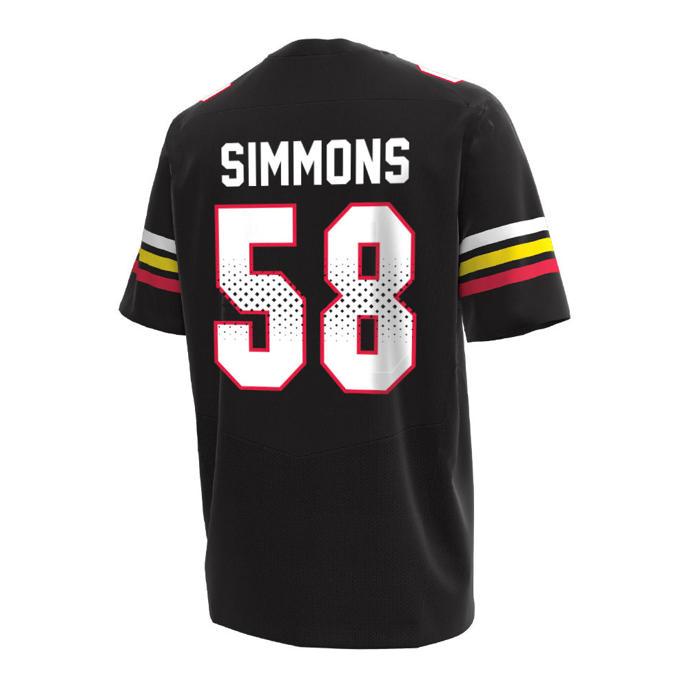 Maryland - NCAA Football : Joshua Simmons - Under Armour® Football Jersey-1