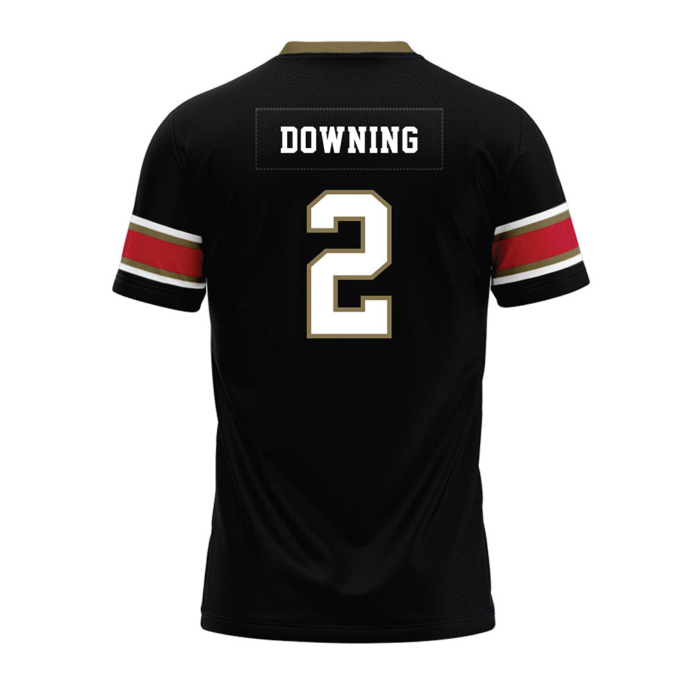 Miami of Ohio - NCAA Football : Dylan Downing - Black Premium Football Jersey-1
